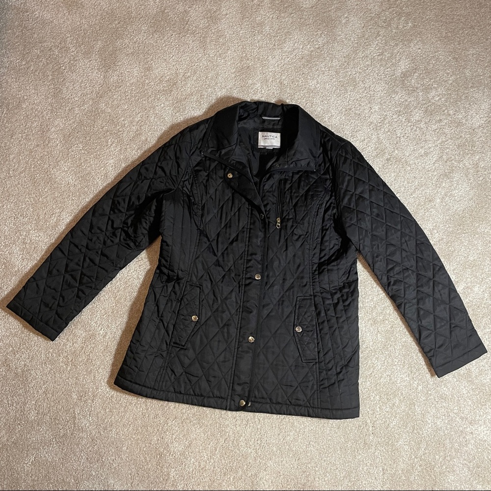 Black Nautica performance puffer jacket size XL
